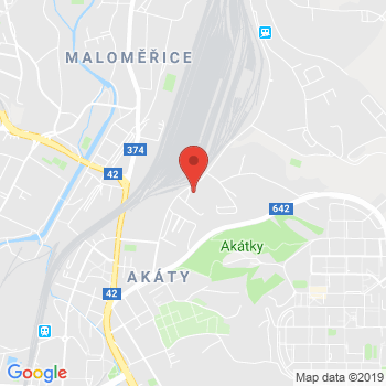 Google map: Kulkova 8, Brno 614 00